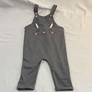 H&M - Grey Kids Overalls with Bunny Design